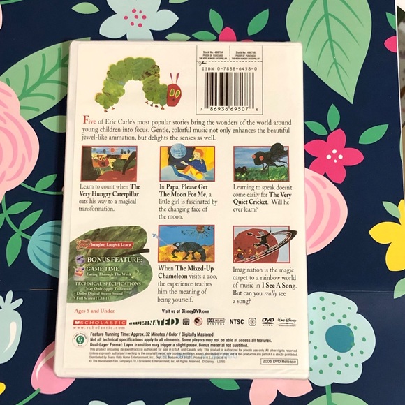 NEW Disney The Very Hungry Caterpillar DVD - Picture 2 of 2